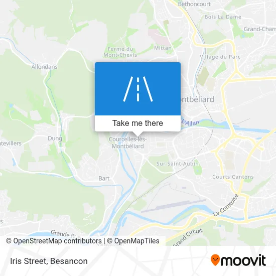 Rue Des Iris map