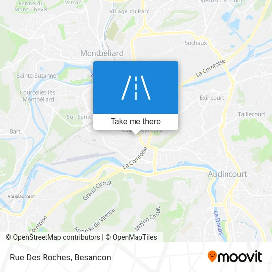 Rue Des Roches map