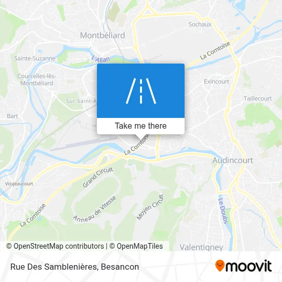 Rue Des Samblenières map