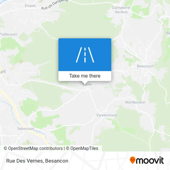 Rue Des Vernes map