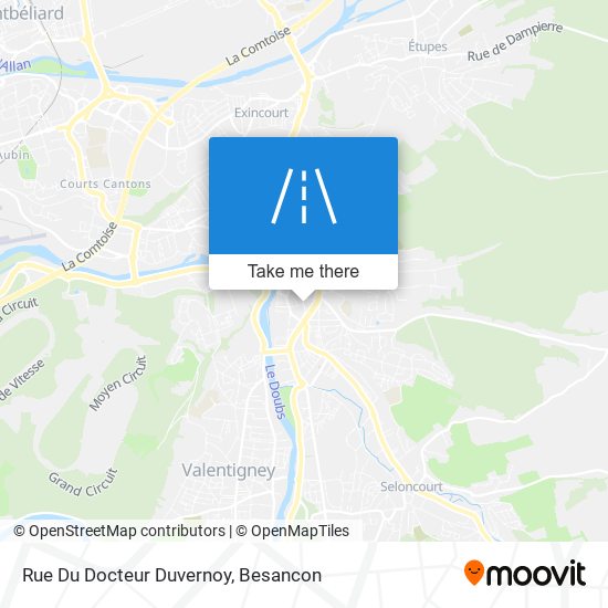 Rue Du Docteur Duvernoy map