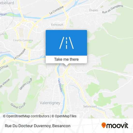 Rue Du Docteur Duvernoy map
