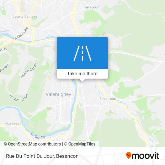 Rue Du Point Du Jour map
