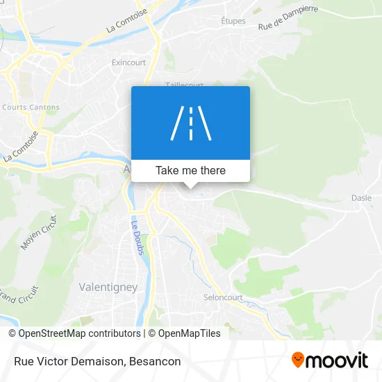Rue Victor Demaison map