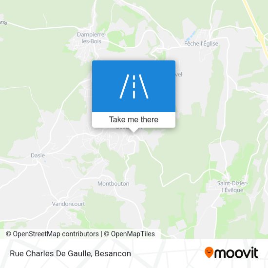 Rue Charles De Gaulle map