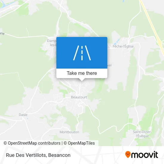 Rue Des Vertillots map
