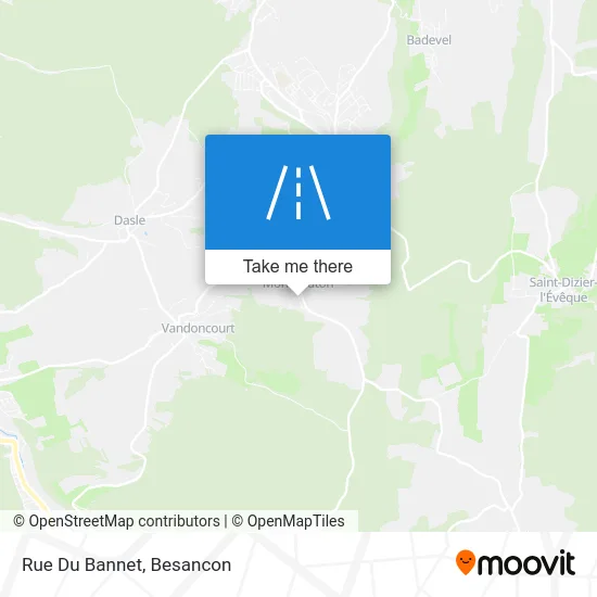 Rue Du Bannet map