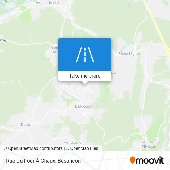 Rue Du Four À Chaux map