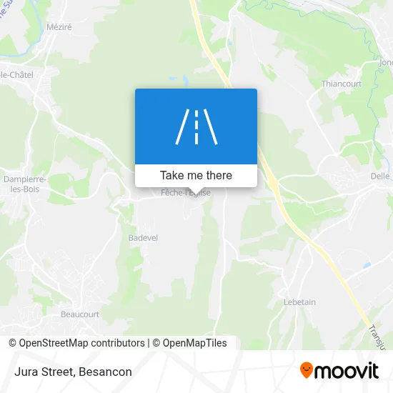 Rue Du Jura map