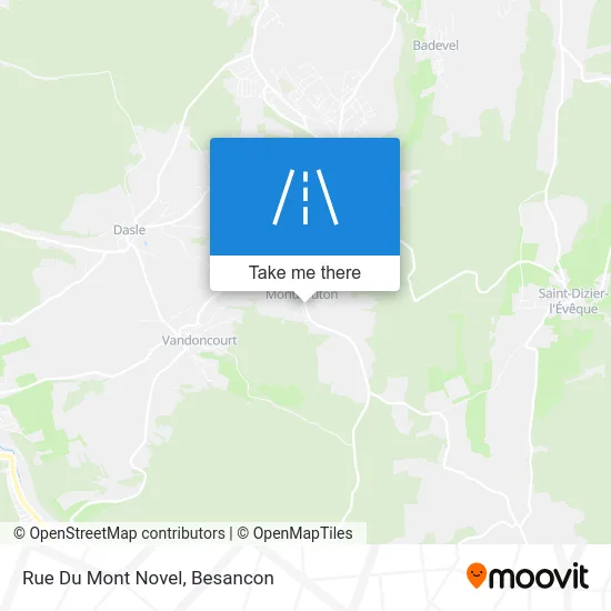 Rue Du Mont Novel map