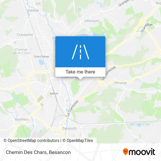 Chemin Des Chars map