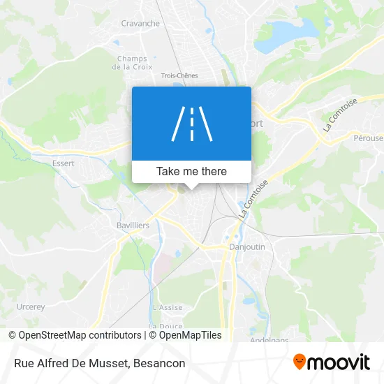 Rue Alfred De Musset map