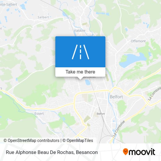Rue Alphonse Beau De Rochas map
