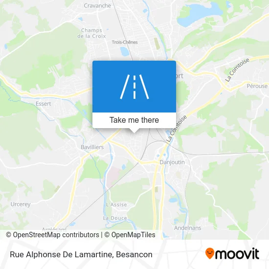 Rue Alphonse De Lamartine map