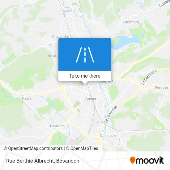 Rue Berthie Albrecht map