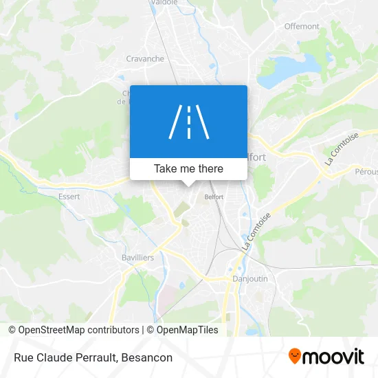 Rue Claude Perrault map