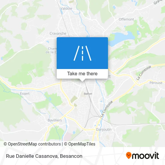 Rue Danielle Casanova map