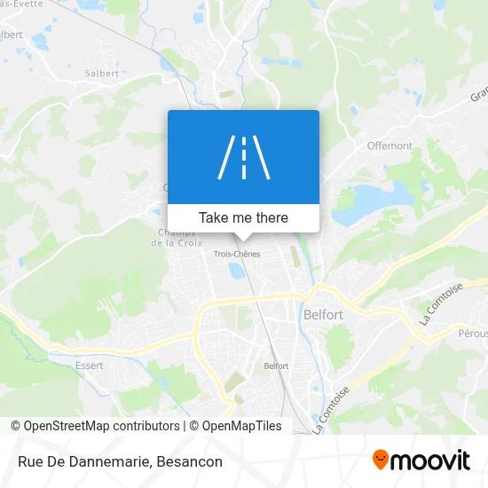Rue De Dannemarie map