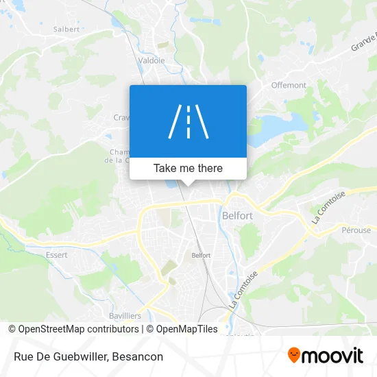 Rue De Guebwiller map