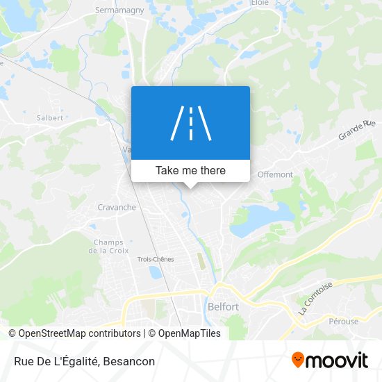 Rue De L'Égalité map