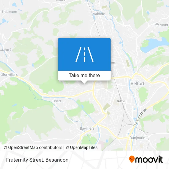 Rue De La Fraternité map