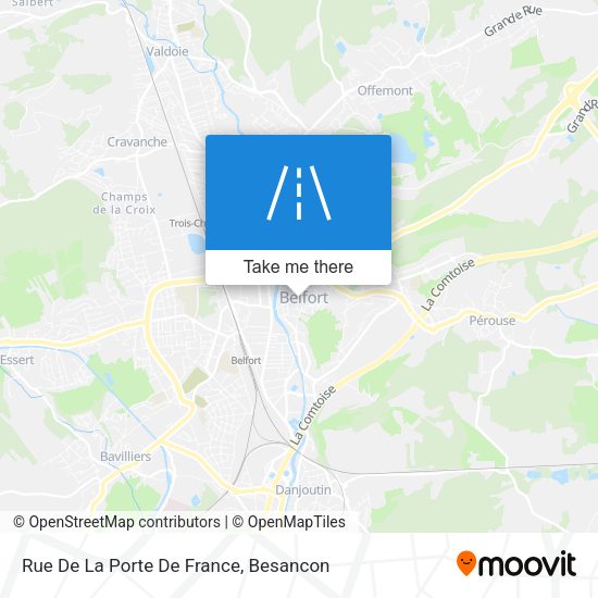 Rue De La Porte De France map