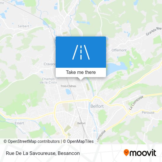 Rue De La Savoureuse map