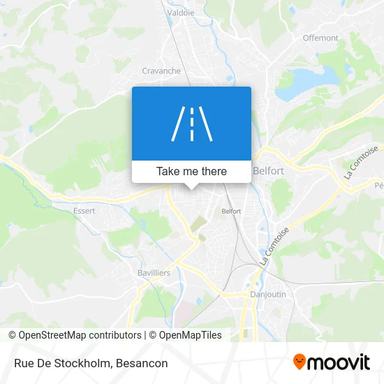 Rue De Stockholm map