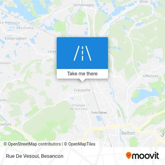 Rue De Vesoul map
