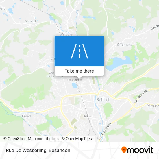 Rue De Wesserling map