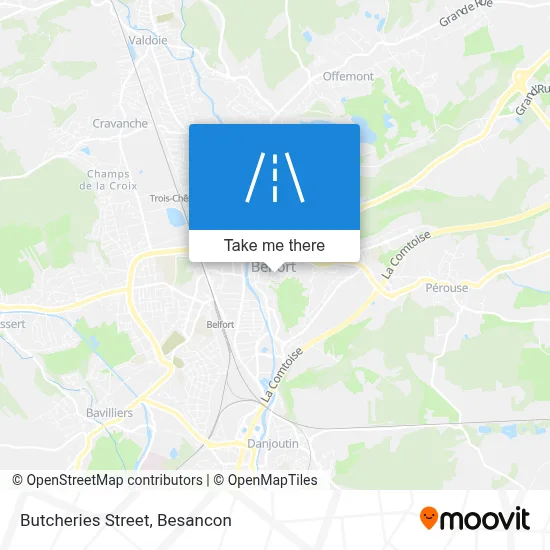 Rue Des Boucheries map