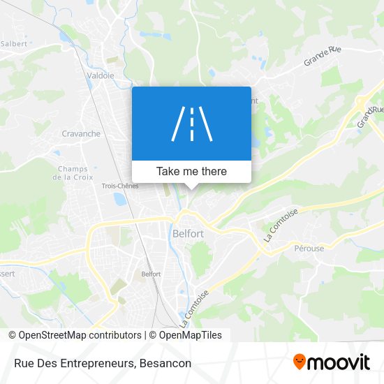 Rue Des Entrepreneurs map