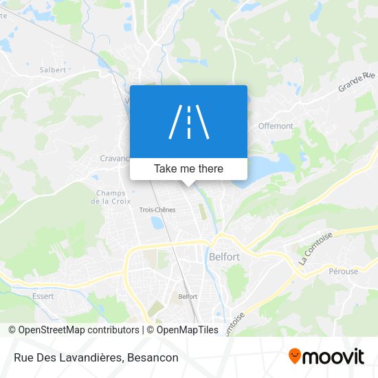 Rue Des Lavandières map