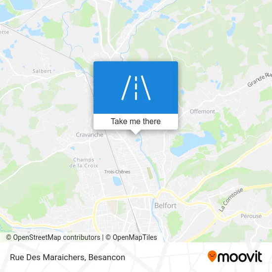 Rue Des Maraichers map