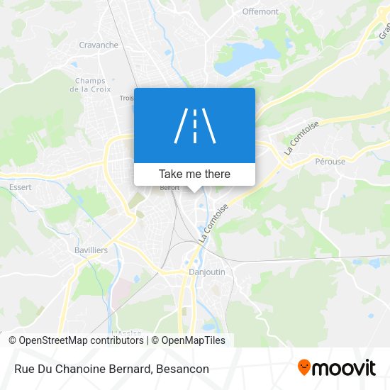 Rue Du Chanoine Bernard map