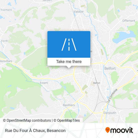 Rue Du Four À Chaux map