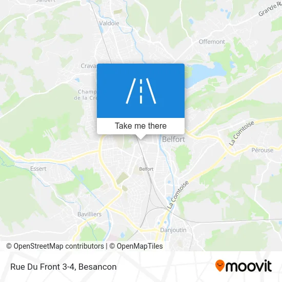 Rue Du Front 3-4 map