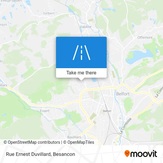 Rue Ernest Duvillard map