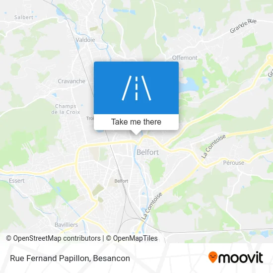 Rue Fernand Papillon map