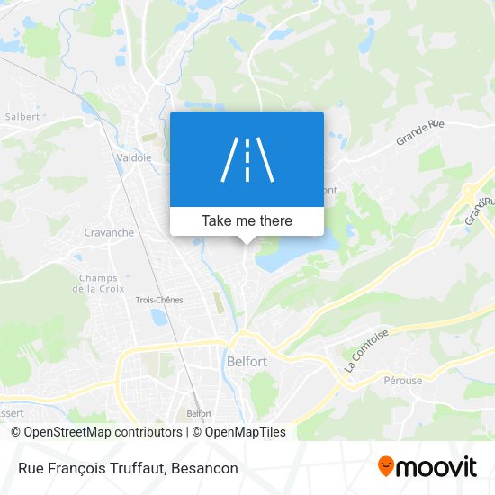 Rue François Truffaut map