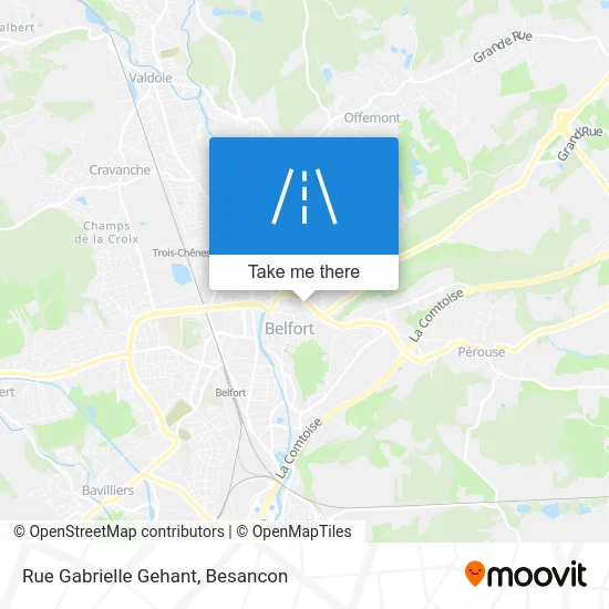 Rue Gabrielle Gehant map