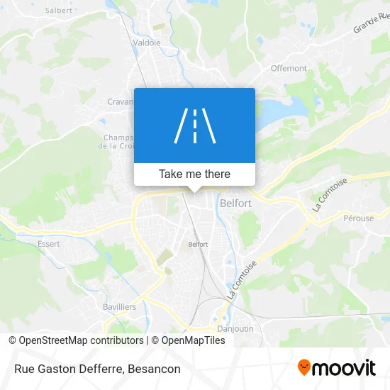 Rue Gaston Defferre map