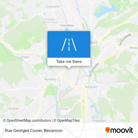 Rue Georges Cuvier map