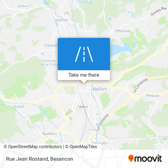 Rue Jean Rostand map