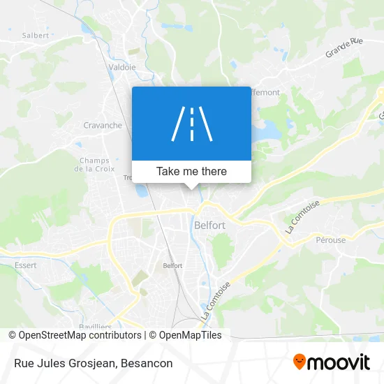 Rue Jules Grosjean map