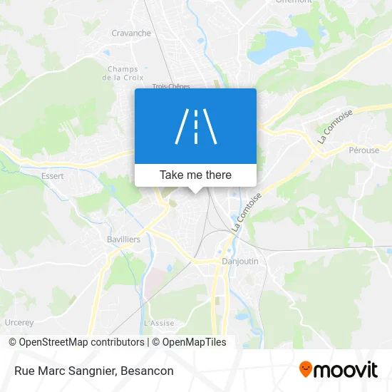 Rue Marc Sangnier map