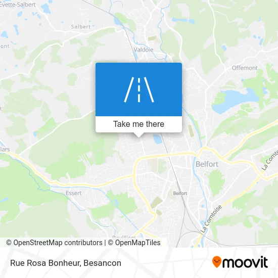 Rue Rosa Bonheur map