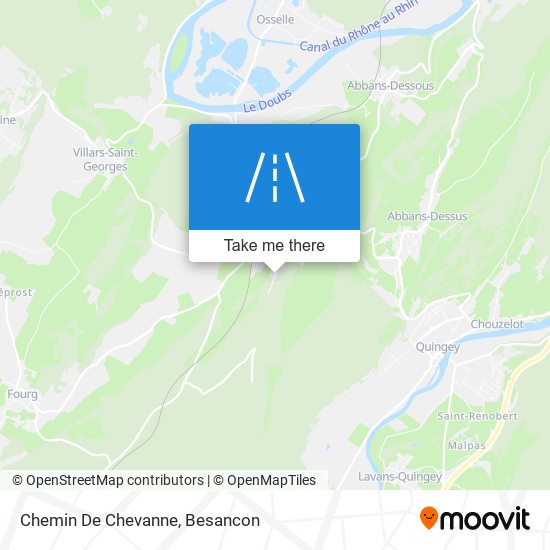 Chemin De Chevanne map