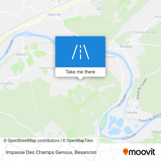 Impasse Des Champs Genoux map