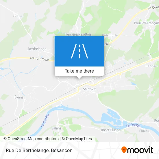 Rue De Berthelange map